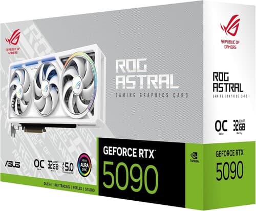 ASUS Видеокарта ASUS GeForce RTX 5090 ROG Astral OC White Edition [ROG-ASTRAL-RTX5090-O32G-WHITE], фото 31