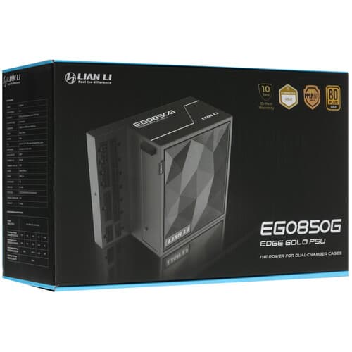 Блок питания LIAN LI EDGE GOLD 850W [G9P.EG0850G.B000.RU] черный thumb 9