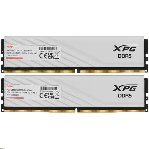XPG (ADATA) Оперативная память ADATA XPG Lancer Blade [AX5U5600C4616G-DTLABWH] 32 ГБ, фото 2