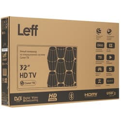 Leff 31.5" (80 см) Телевизор Leff 32H680T черный, фото 11