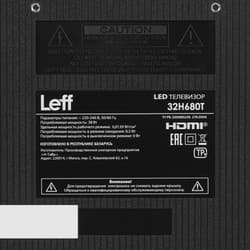 Leff 31.5" (80 см) Телевизор Leff 32H680T черный, фото 8