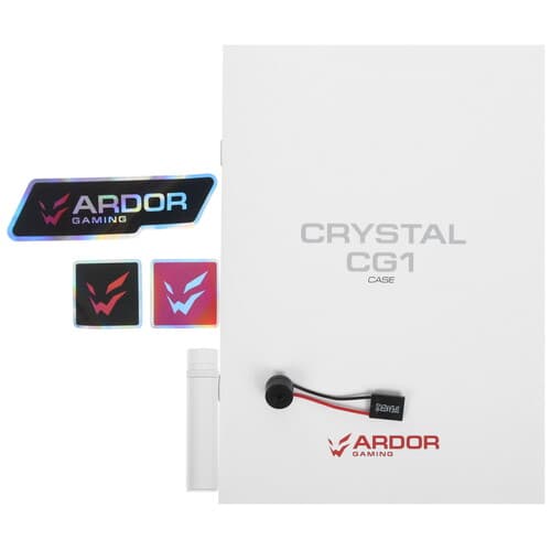 Корпус ARDOR GAMING Crystal CG1  белый thumb 15