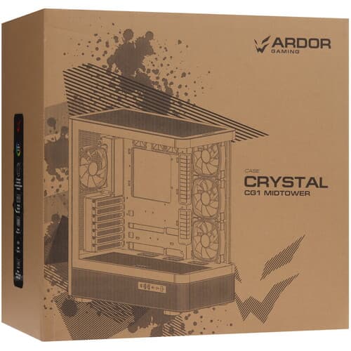 Корпус ARDOR GAMING Crystal CG1  белый thumb 16