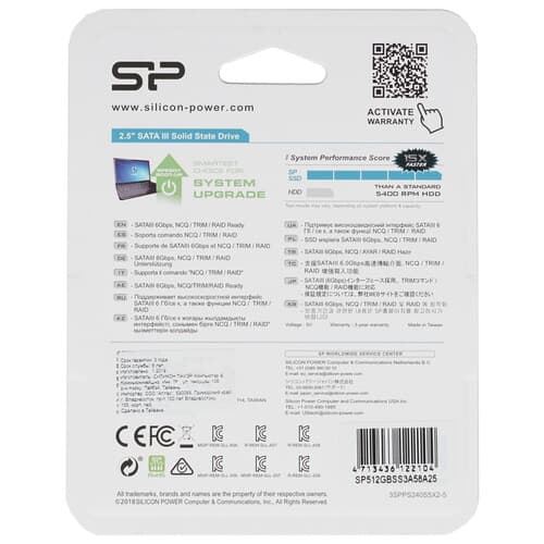 Silicon Power 512 ГБ 2.5" SATA накопитель Silicon Power Ace A58 [SP512GBSS3A58A25], фото 2