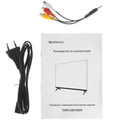 Topdevice 32" (81 см) Телевизор Topdevice TDWC32BF5260V черный, фото 10