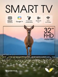 Topdevice 32" (81 см) Телевизор Topdevice TDWC32BF5260V черный, фото 19