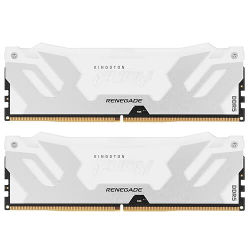 Kingston FURY Оперативная память Kingston Fury Renegade White RGB [KF572C38RWAK2-32] 32 ГБ, фото 2