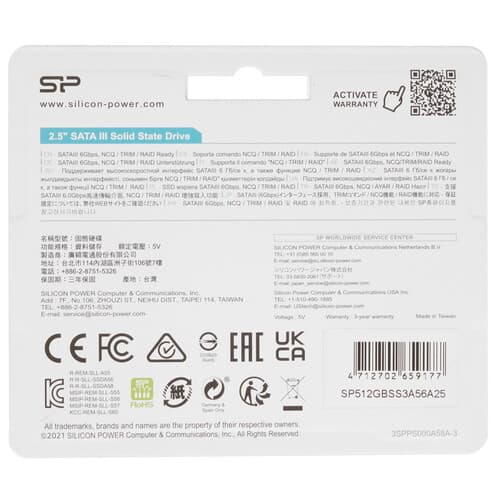 Silicon Power 512 ГБ 2.5" SATA накопитель Silicon Power Ace A56 [SP512GBSS3A56A25], фото 2