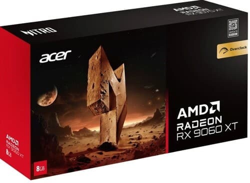 Acer Видеокарта Acer AMD Radeon RX 9060 XT Nitro OC [DP.Z4UWW.P01], фото 15