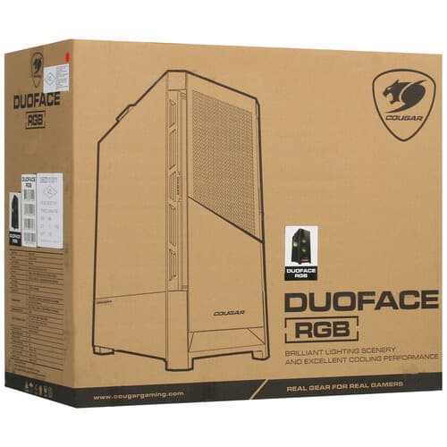 Корпус Cougar Duoface RGB [385ZD10.0011] черный thumb 16