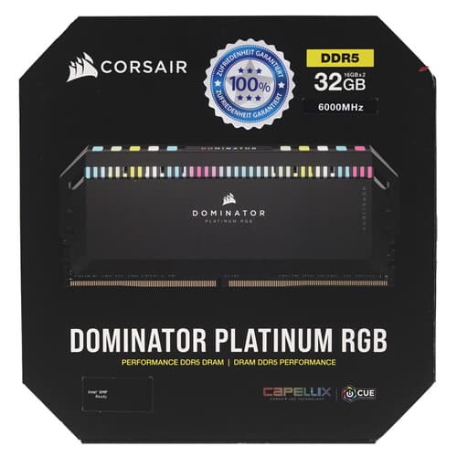 Corsair Оперативная память Corsair DOMINATOR Platinum RGB [CMT32GX5M2X6000C36] 32 ГБ, фото 5