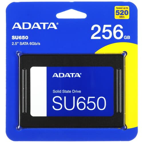 ADATA 256 ГБ 2.5" SATA накопитель ADATA SU650 [ASU650SS-256GT-R]