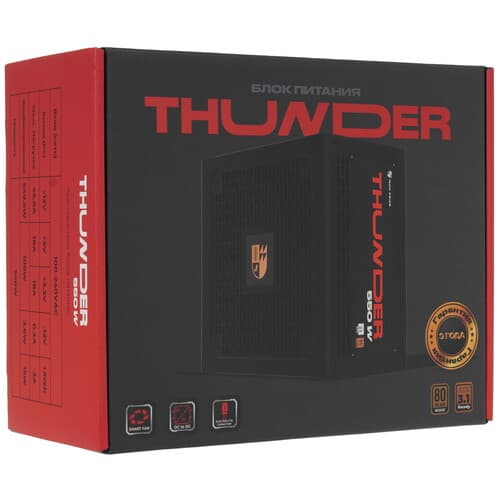 Блок питания Iron Pride Thunder 550W [УФ-20250016] черный thumb 8