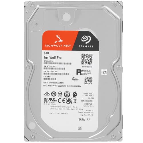 Seagate 6 ТБ Жесткий диск Seagate IronWolf Pro [ST6000NT001]