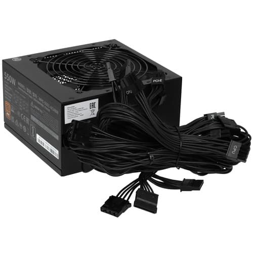 Блок питания Cooler Master MWE Bronze 550 V3 230V [MPE-5501-ACABW-3BEU] черный thumb 1