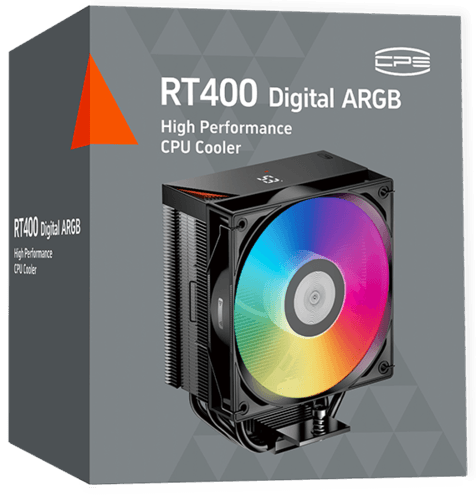 PCCooler Кулер для процессора PCCooler RT400 Digital ARGB [RT400-BKAWYL-GL] черный, фото 20