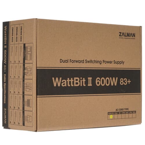 Блок питания ZALMAN Wattbit II 600W [ZM600-XE II] черный thumb 6