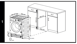 Встраиваемая стирально-сушильная машина Hotpoint WDBIH 8490 VWB thumb 6