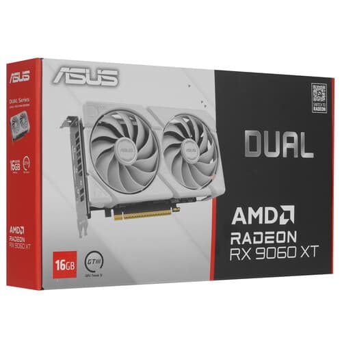Видеокарта ASUS AMD Radeon RX 9060 XT DUAL White Edition [DUAL-RX9060XT-16G-WHITE] thumb 9