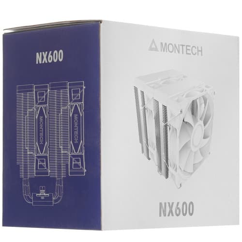 Montech Кулер для процессора MONTECH NX600 [NX600 (W)] белый, фото 9