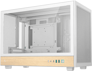 Корпус DEEPCOOL CH260 Wood [R-CH260-WHNWM0-G-1] белый thumb 1