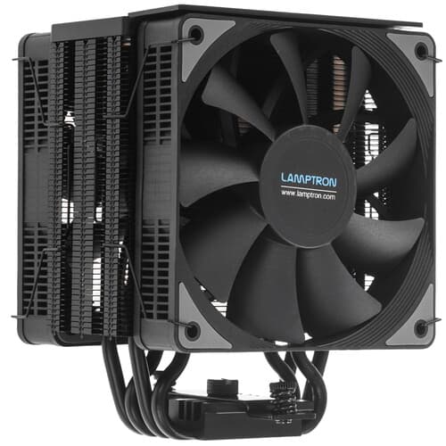 Lamptron Кулер для процессора Lamptron DT12 [LAMP-DT122P4UB] черный
