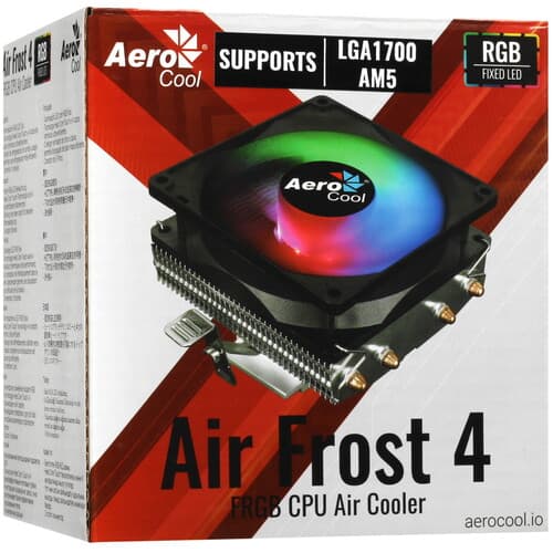 AeroCool Кулер для процессора AeroCool Air Frost 4 [ACTC-AF20417.04] черный, фото 9