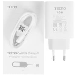 Tecno 6.78" Смартфон Tecno CAMON 50 Ultra 256 ГБ серебристый, фото 11