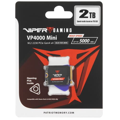 2000 ГБ M.2 NVMe накопитель Patriot Viper VP4000 Mini [VP4000M2TBM23] thumb 1