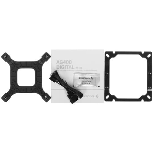 DEEPCOOL Кулер для процессора DEEPCOOL AG400 DIGITAL PLUS [R-AG400-BKADMP-G-1] черный, фото 10