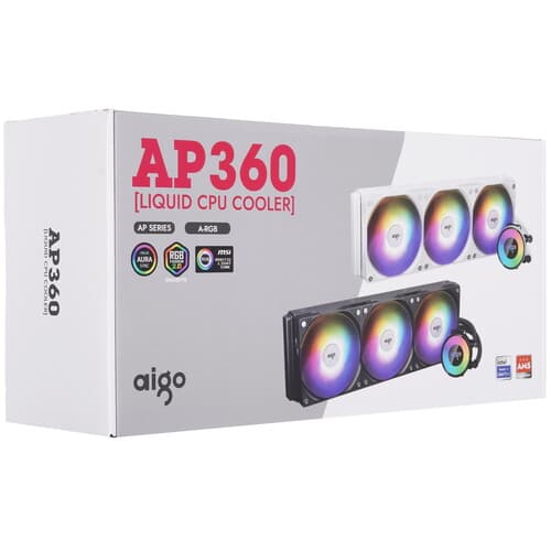 Система охлаждения AIGO AP360  белая thumb 11