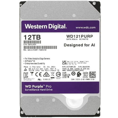 12 ТБ Жесткий диск WD Purple Pro [WD121PURP] thumb 1