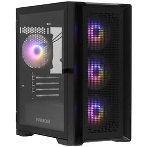 PowerCase Корпус PowerCase ByteFlow Micro [CAMBFB-A4] черный, фото 2