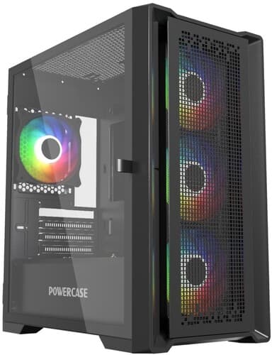 PowerCase Корпус PowerCase ByteFlow Micro [CAMBFB-A4] черный