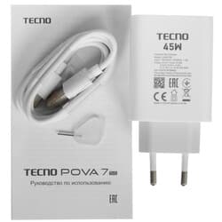 Tecno 6.78" Смартфон Tecno POVA 7 5G 128 ГБ черный, фото 10