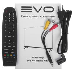 EVO TV 43" (109 см) Телевизор EVO TV 43 BASIC FHD черный, фото 11