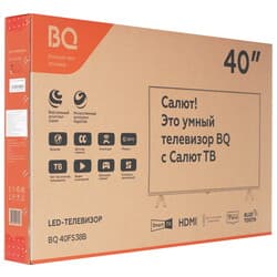 BQ 40" (102 см) Телевизор BQ 40FS38B черный, фото 11
