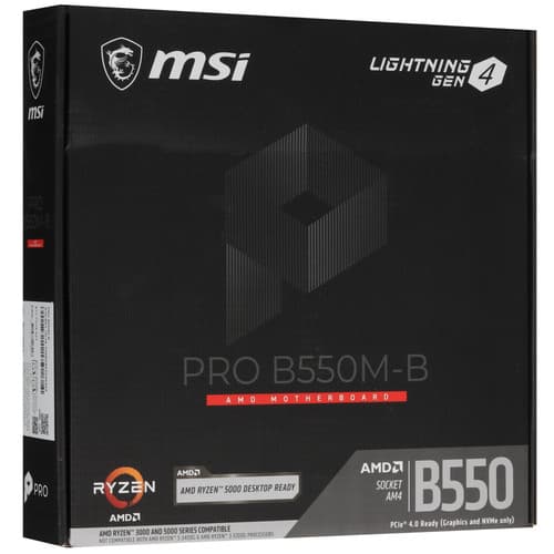 Материнская плата MSI PRO B550M-B thumb 8