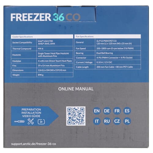 Arctic Кулер для процессора ARCTIC Freezer 36 CO [ACFRE00122A] черный, фото 10