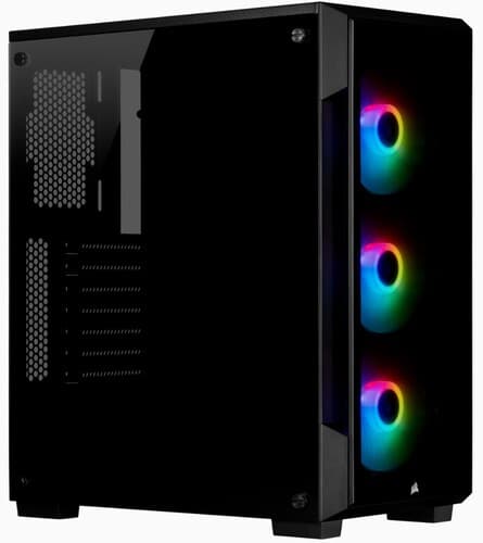 Корпус Corsair iCUE 220T RGB [CC-9011190-WW] черный thumb 1