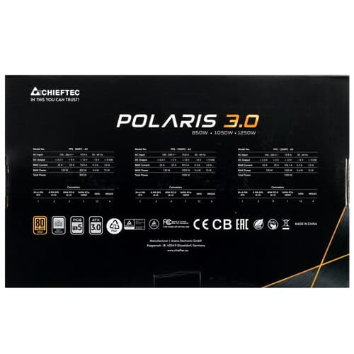 Блок питания Chieftec Polaris 3.0 PPS-1250FC-A3 [PPS-1250FC-A3] черный thumb 8