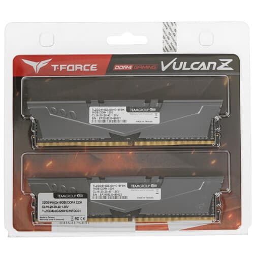 Team Group Оперативная память Team Group T-Force Vulcan Z [TLZGD432G3200HC16FDC01] 32 ГБ, фото 3