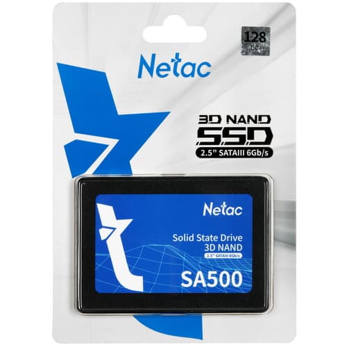 Netac 128 ГБ 2.5" SATA накопитель Netac SA500 [NT01SA500-128-S3X]
