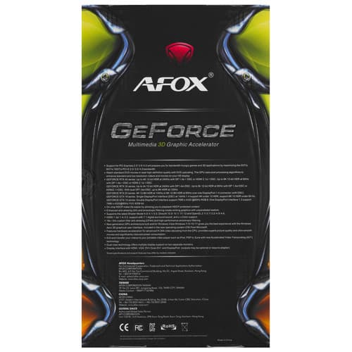 AFOX Видеокарта AFOX GeForce RTX 2060 [AF2060-6144D6H7-V4], фото 9