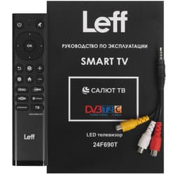 Leff 23.6" (60 см) Телевизор Leff 24H690T черный, фото 12