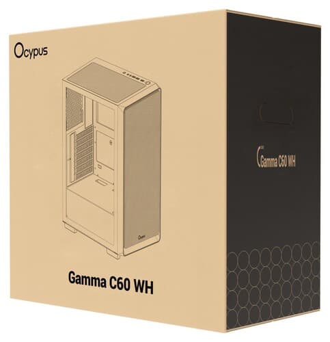 Корпус Ocypus Gamma C60 [Gamma-C60-WHG000XX-GL] белый thumb 9