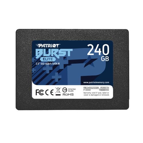 Patriot Memory 240 ГБ 2.5" SATA накопитель Patriot Burst Elite [PBE240GS25SSDR], фото 3