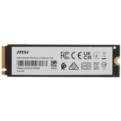 1000 ГБ M.2 NVMe накопитель MSI SPATIUM M470 PRO [S78-440L0J0-P83] thumb 1
