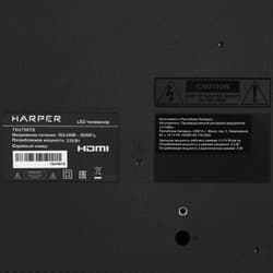 Harper 75" (189 см) Телевизор Harper 75U750TS черный, фото 6