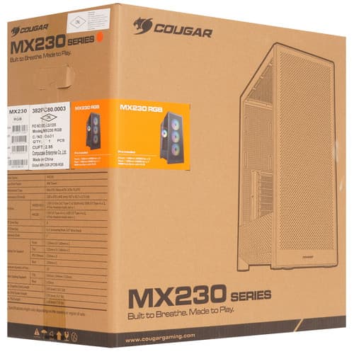 Корпус Cougar MX230 RGB  черный thumb 14